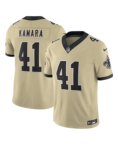 Nike Men's Alvin Kamara Gold New Orleans Saints Gameday Golds Alternate Vapor F.u.s.e. Limited Jersey