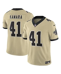 Nike Men's Alvin Kamara Gold New Orleans Saints Gameday Golds Alternate Vapor F.u.s.e. Limited Jersey