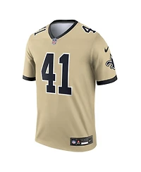 Nike Men's Alvin Kamara Gold New Orleans Saints Gameday Golds Alternate Legend Player Performance Top