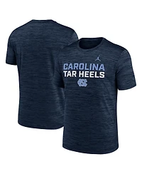 Jordan Men's Navy North Carolina Tar Heels Campus Center Stack Velocity Performance T-Shirt