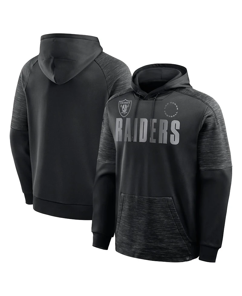 Fanatics Men's Black Las Vegas Raiders Chip Shot Pullover Hoodie
