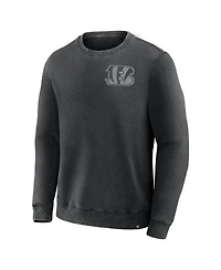 Fanatics Men's Black Cincinnati Bengals Deep Route Pullover Sweatshirt