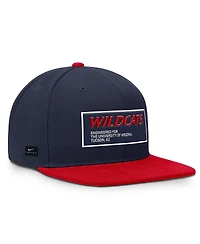 Nike Men's Navy/Red Arizona Wildcats 2025 On-Field Patch Pro Dri-fit Snapback Hat