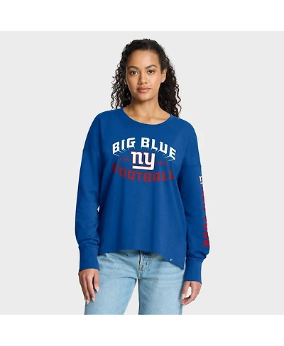 Fanatics Women's Royal New York Giants Hometown Legacy Long Sleeve T-Shirt