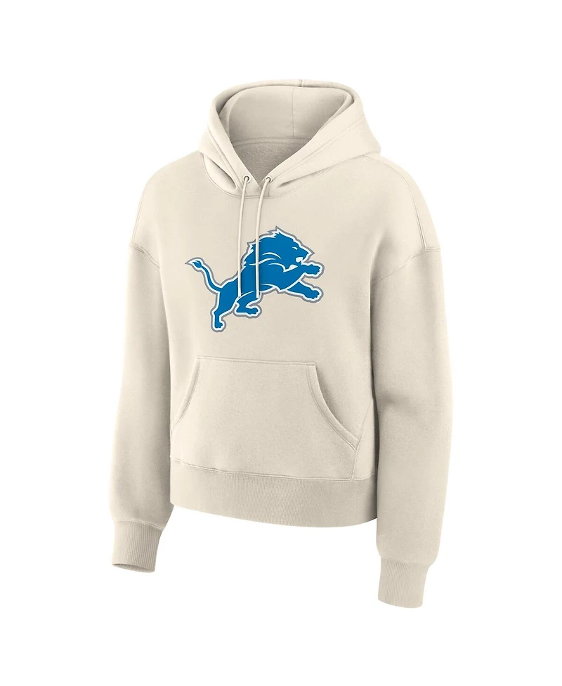 Fanatics Women's Cream Detroit Lions Dove Legacy Pullover Hoodie