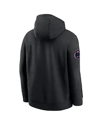 Nike Men's Black Penn State Nittany Lions 2025 Sideline Club Fleece Pullover Hoodie