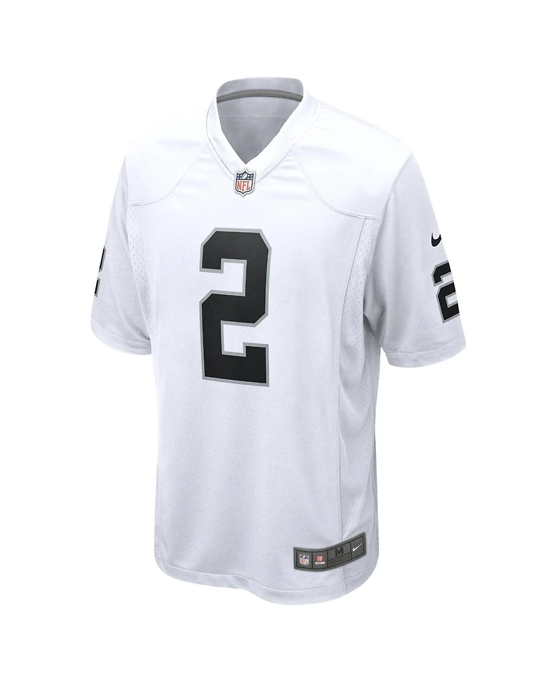 Nike Men's Ashton Jeanty White Las Vegas Raiders Game Jersey