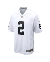 Nike Men's Ashton Jeanty White Las Vegas Raiders Game Jersey