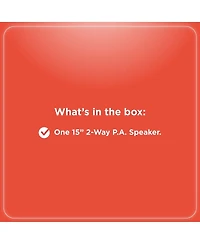 RadioShack Party Tower 2 Way P.a. Pa Speaker 8000 Peak Power With Stand and Remote Control 4001924