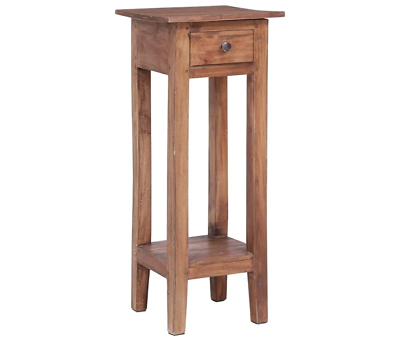 vidaXL Plant Stand 11.8"x11.8"x29.5" Solid Mahogany Wood