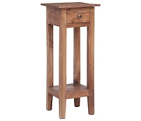 vidaXL Plant Stand 11.8"x11.8"x29.5" Solid Mahogany Wood