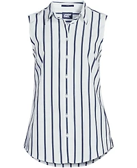 Lands' End Plus No Iron Sleeveless Shirt