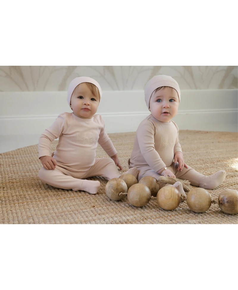 NoggiWear Baby Print Embroidered Footie