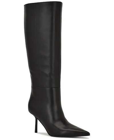 Nine West Women's Nomas Pointed Toe Tall Dress Boots