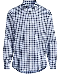 Lands' End Men's Tailored Fit No Iron Twill Long Sleeve Shirt
