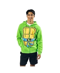 Teenage Mutant Ninja Turtles Leonardo Long Sleeve Men's Green Cosplay Hoodie