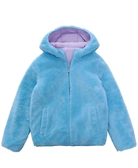 Rokka&Rolla Little and Big Girls' Reversible Fleece Jacket