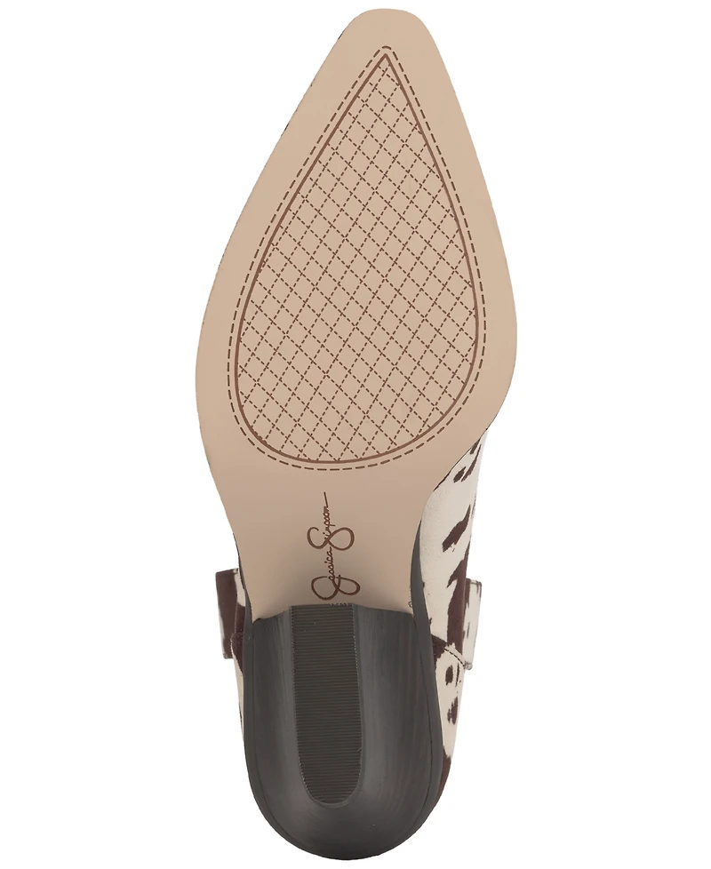 Jessica Simpson Women's Zadie Pull-On Western Booties