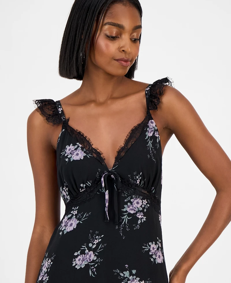And Now This Women's Textured Slip Dress, Macy's Exclusive