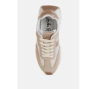 Squeaker Chunky Anti-Skid Lace-Up Sneakers Women
