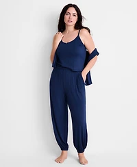 State of Day Women's 3-Piece Long-Sleeve Cardigan, Top and Pants Pajama Set, Macy's Exclusive