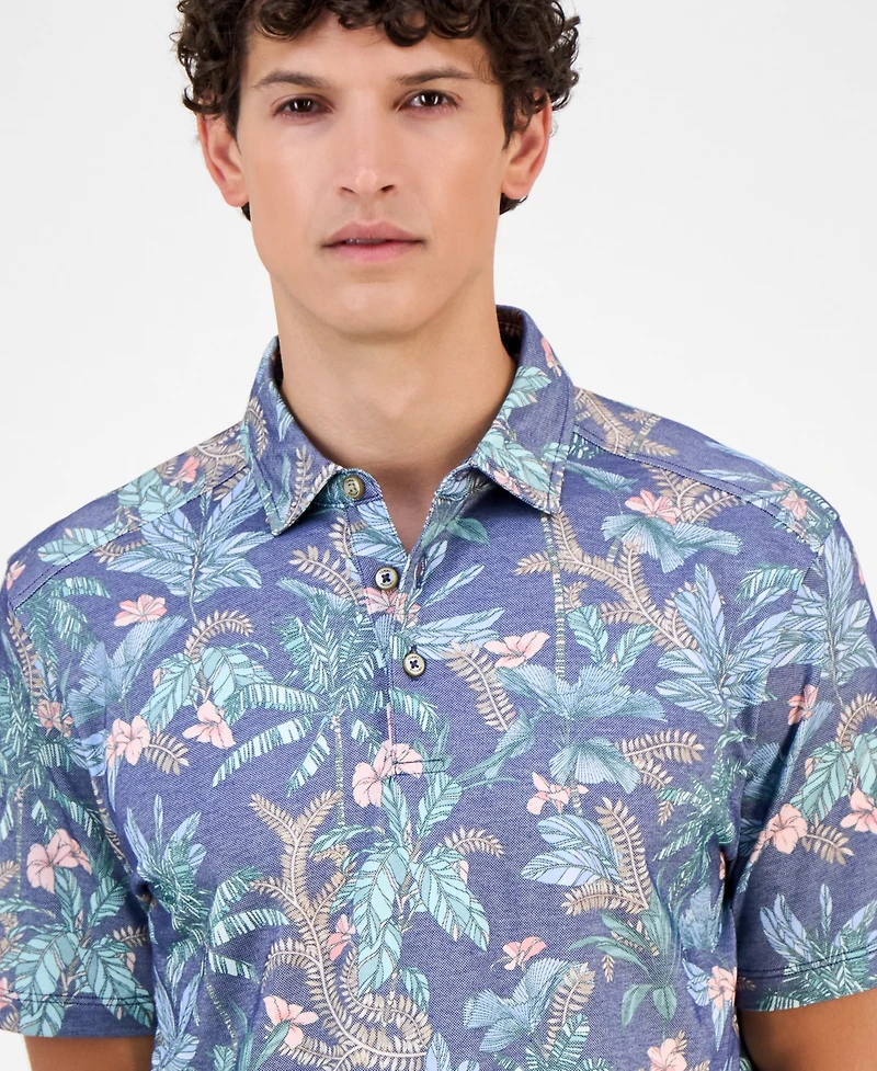 Tommy Bahama Men's Short Sleeve Bali Jungle Polo Shirt