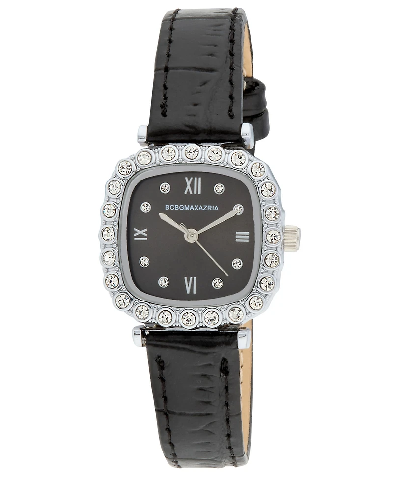 Bcbgmaxazria Women's Halo Leather Strap Watch