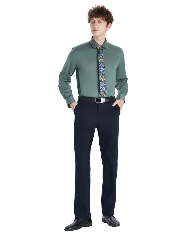Bar Iii Men's Sateen Solid Dress Shirt, Macy's Exclusive