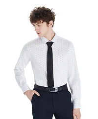 Bar Iii Men's Even Dot Print Dress Shirt, Macy's Exclusive