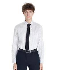 Bar Iii Men's Even Dot Print Dress Shirt, Macy's Exclusive