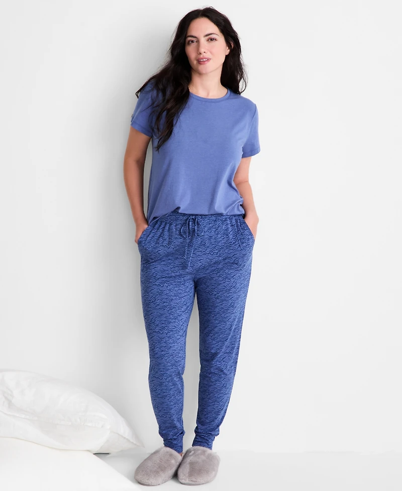 State of Day Women's Textured Joggers, Macy's Exclusive