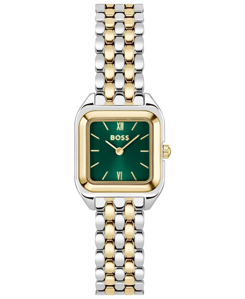 Hugo Boss Women's Mae Petite Quartz Basic Mini Two Tone Stainless Steel Watch, 22mm