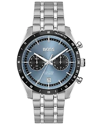 Hugo Boss Men's Tourmaster Quartz Multifunction Stainless Steel Watch, 41mm