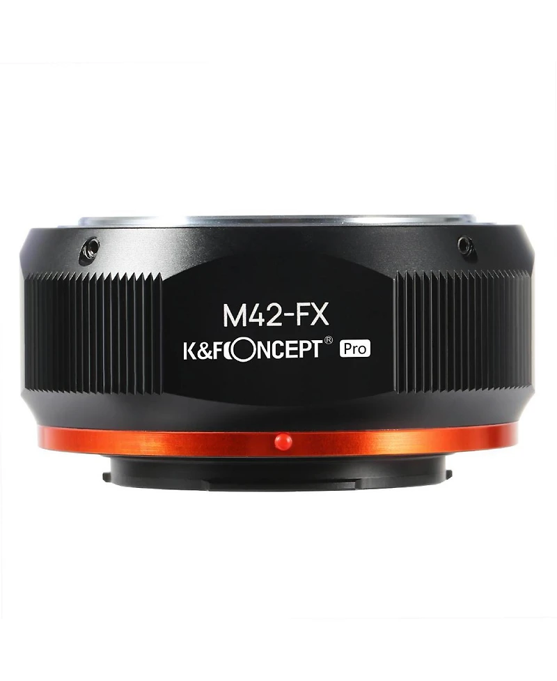 K&F Concept K&F Concept Kf M10115 High-precision Lens Adapter Ring, Matte Paint, Orange Secondary Oxide, M42-fx Pro