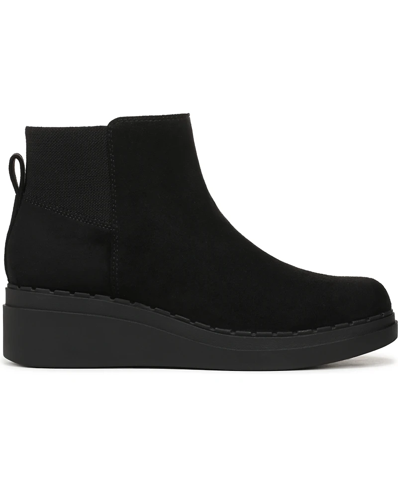 LifeStride Women's Dubliner Wedge Zip Short Boots