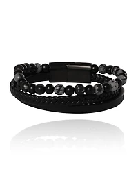 Lucky Brand Braided & Beaded Bracelet - 8.5''