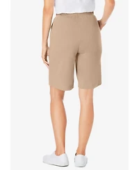 Woman Within Plus 7-Day Knit Short