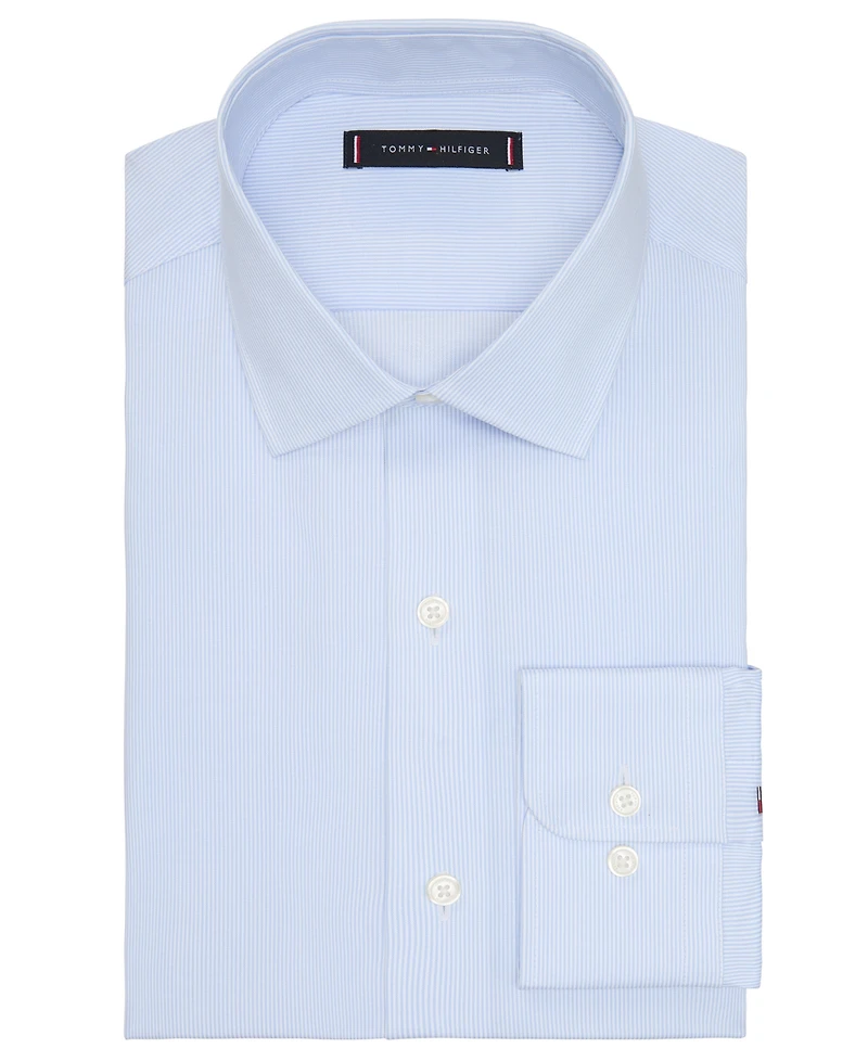 Tommy Hilfiger Men's Flex Regular Fit Dress Shirt