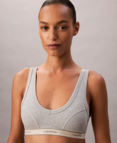 Calvin Klein Women's Heritage Cotton Lightly Lined Bralette QF8594
