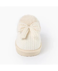 Minnetonka Women's Bowelle Scuff Sweater Knit Slippers