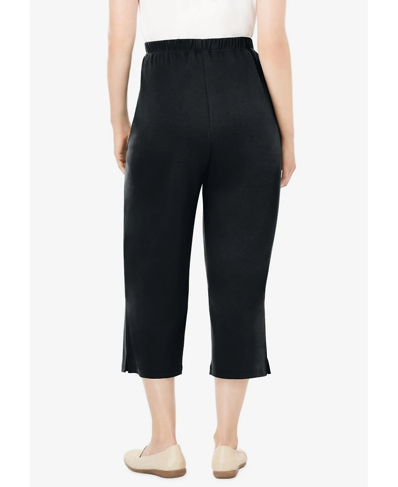 Woman Within Women's 7-Day Knit Capri
