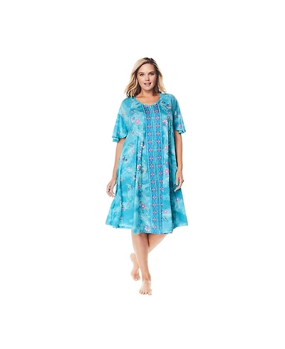 Only Neccessities Women's Necessities Short Sweeping Printed Lounger