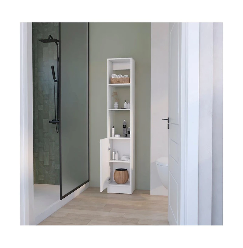 We Have Furniture Linen Cabinet Marion, Bathroom, White