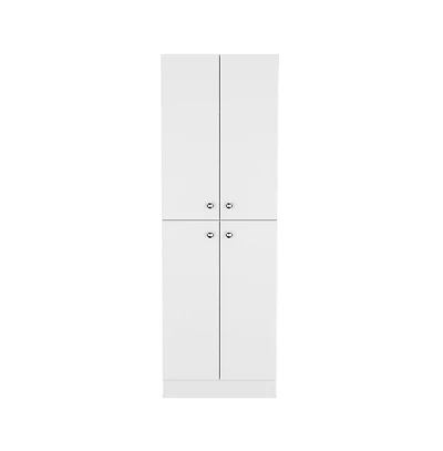 We Have Furniture Pantry Cabinet Coahoma, Kitchen, White