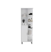 We Have Furniture Linen Cabinet Derby, Bathroom, White