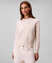 Calvin Klein Jeans Women's Monogram Logo Sweater