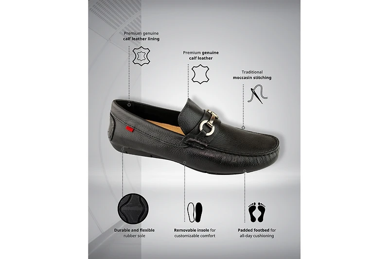 Marc Joseph New York Stafford Ave Buckle Loafer