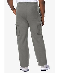 KingSize Big & Tall Fleece Cargo Sweatpants