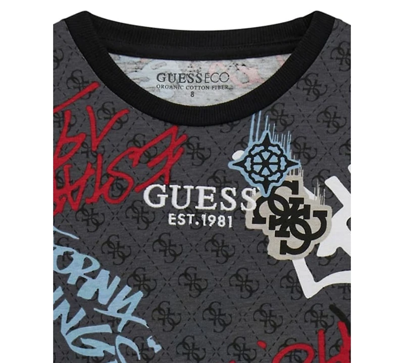 Guess Boys 8-18 Printed Long-Sleeve Twofer T-Shirt