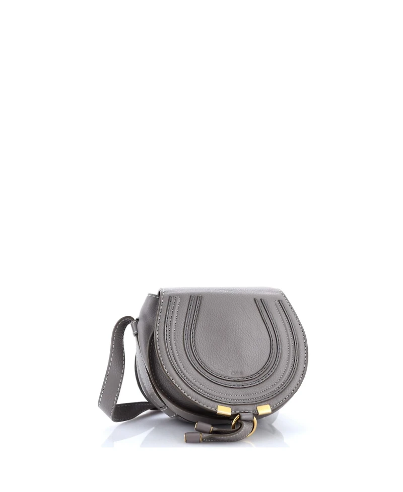 Pre-Owned Chloe Mini Marcie Crossbody Bag Leather